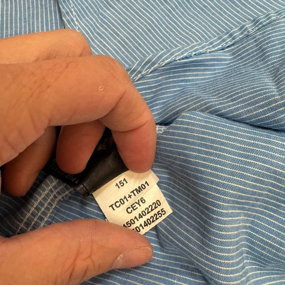 The North Face Shirt‎ Mens Small Blue  Button Down Gorpcore Outdoor